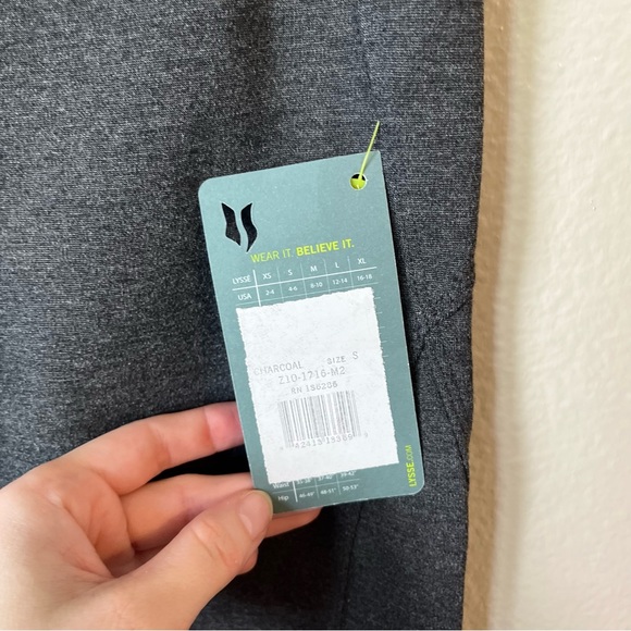 Nwt Lysse Charcoal Leggings size S High Waist - Picture 4 of 6